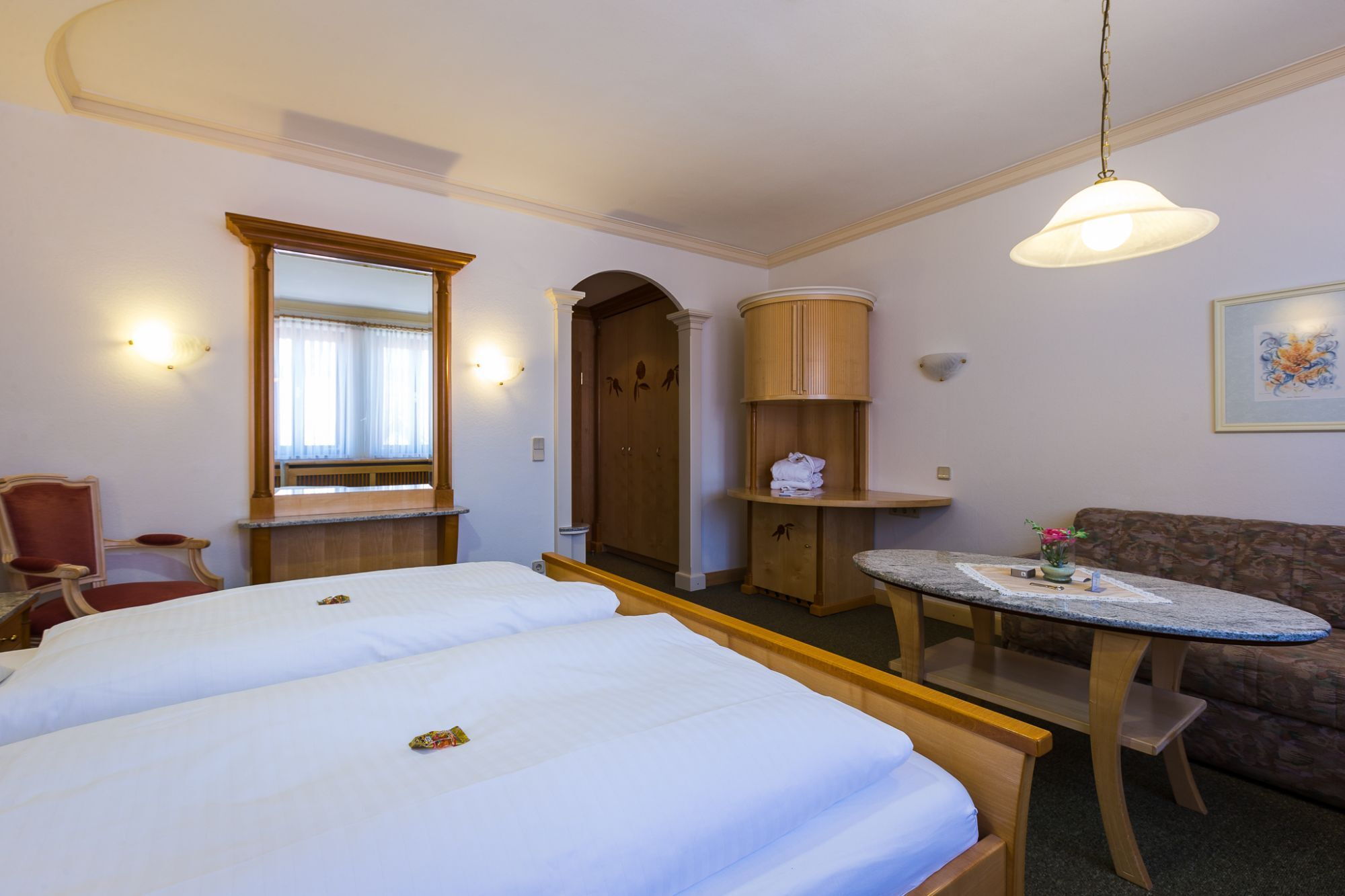 The Oleander room at Hotel Das-Schmidt in Burgenland