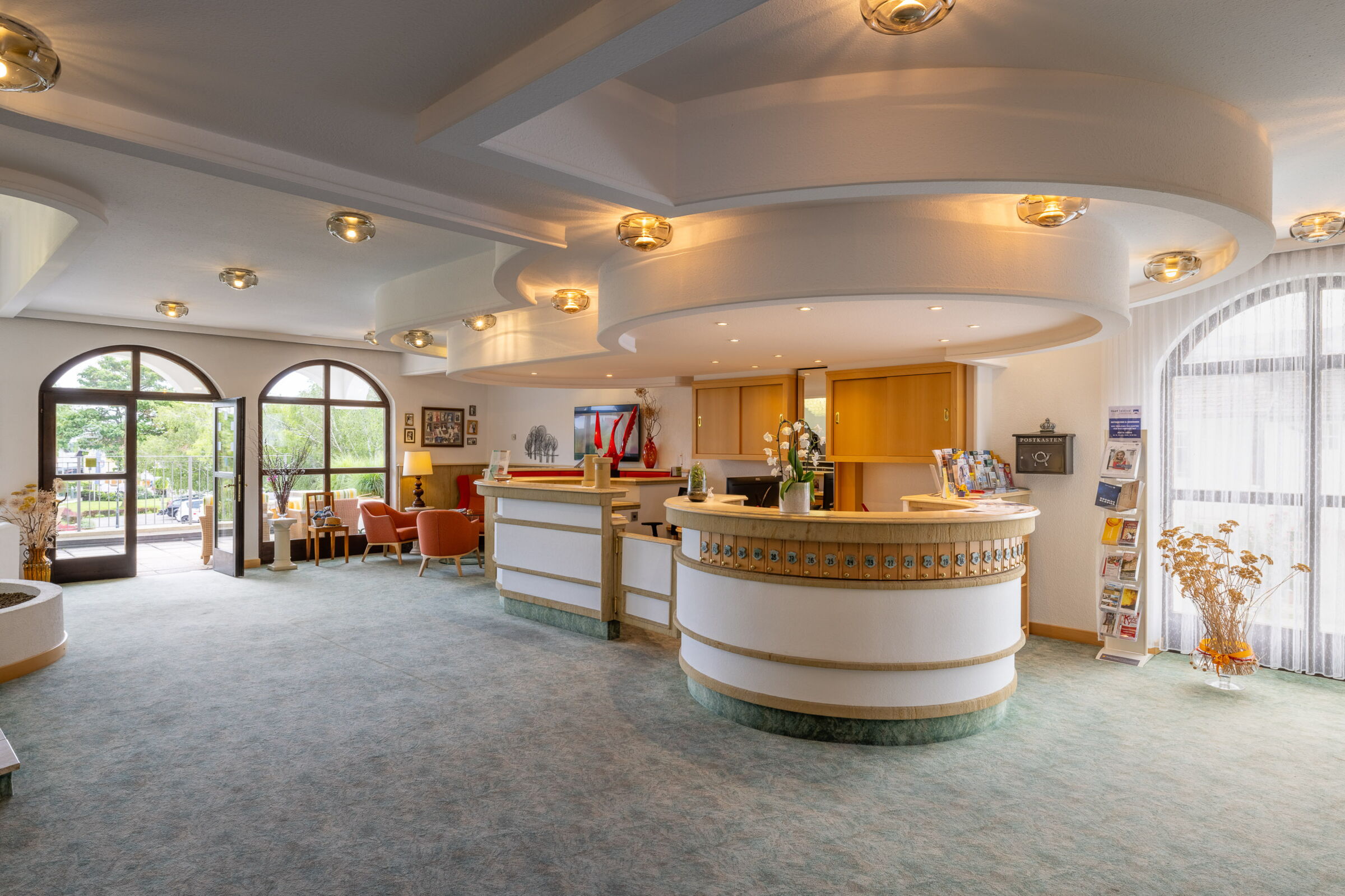 Reception of Hotel Das-Schmidt in Burgenland © Manfred Sodia Photography