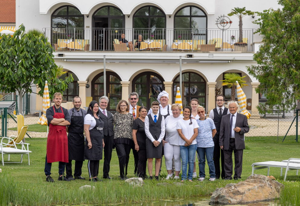 The team at Hotel Das-Schmidt in Mörbisch on Lake Neusiedl © Manfred Sodia Photography