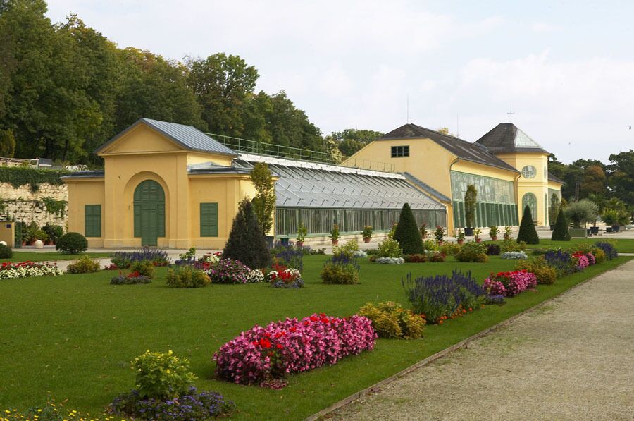 The wonderful park of the Esterhazy Palace in Eisenstadt in Burgenland
