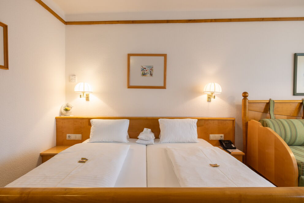 Die Juniorsuite Schwalbennest im Privathotel Das Schmidt; © Manfred Sodia Photography