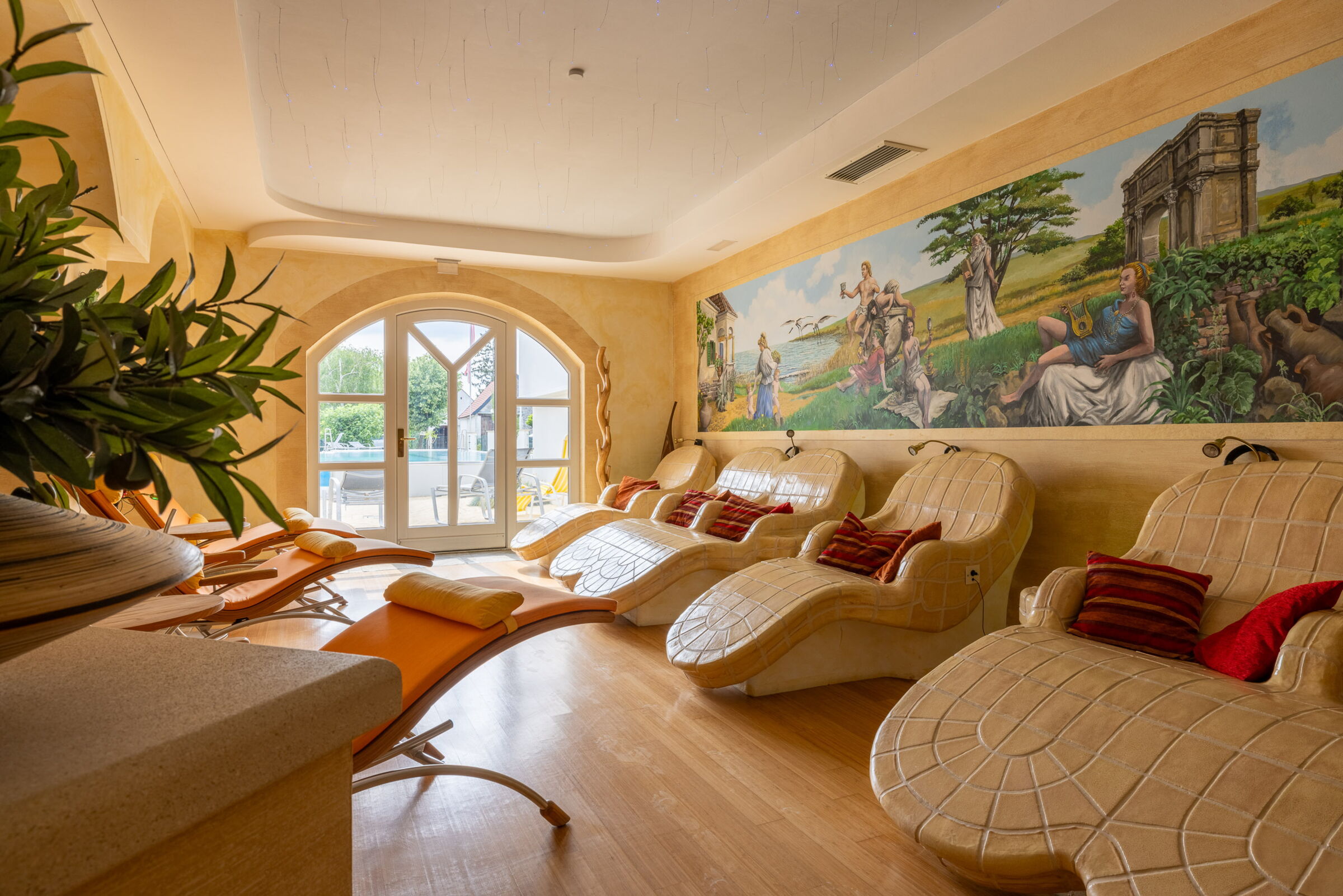 Wellnessbereich im Wellnesshotel das Schmidt im Burgenland